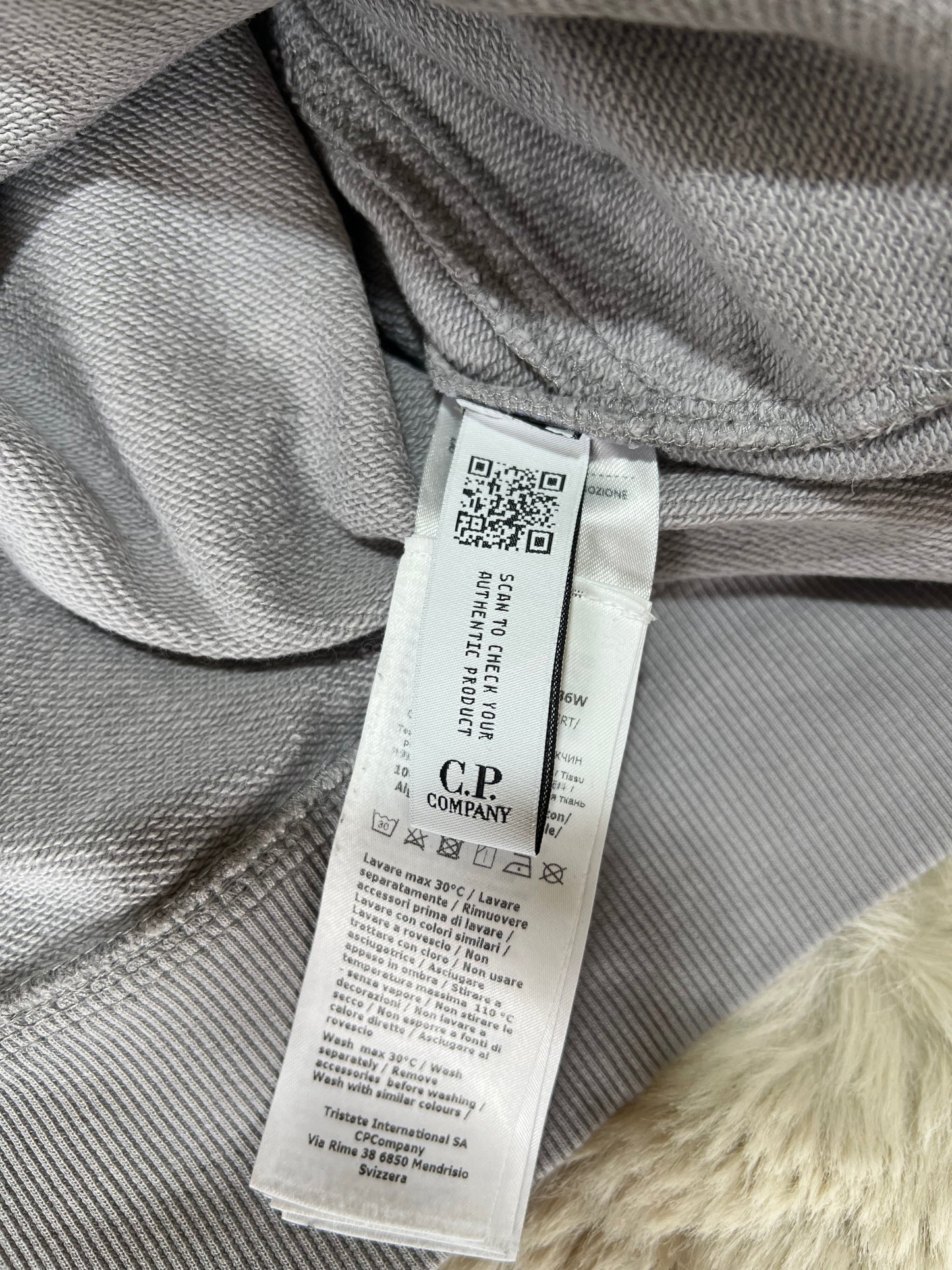 C.P. Company goggle zip up hoodie