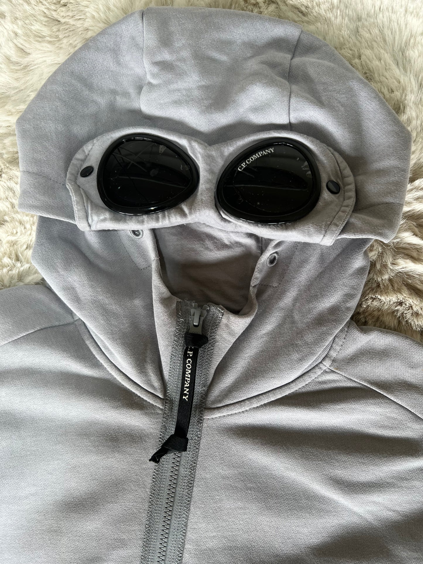 C.P. Company goggle zip up hoodie
