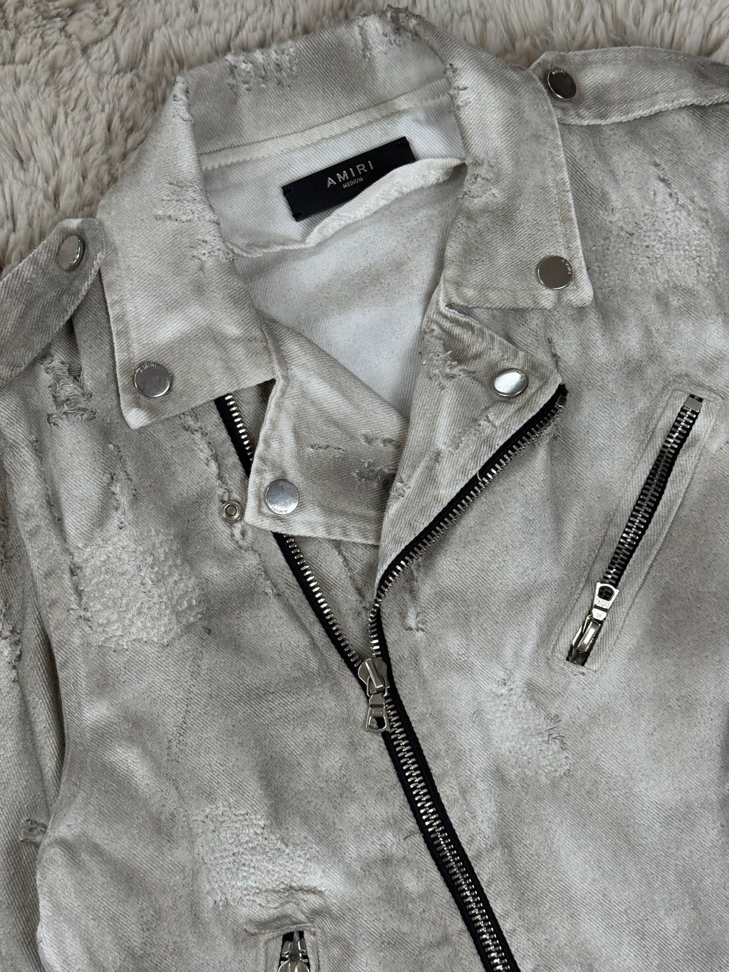 SS16 AMIRI biker jacket (M)