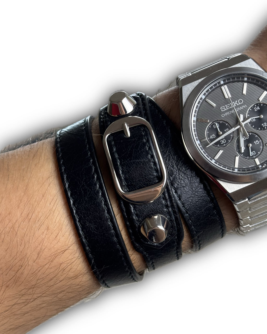 Balenciaga City studded bracelet