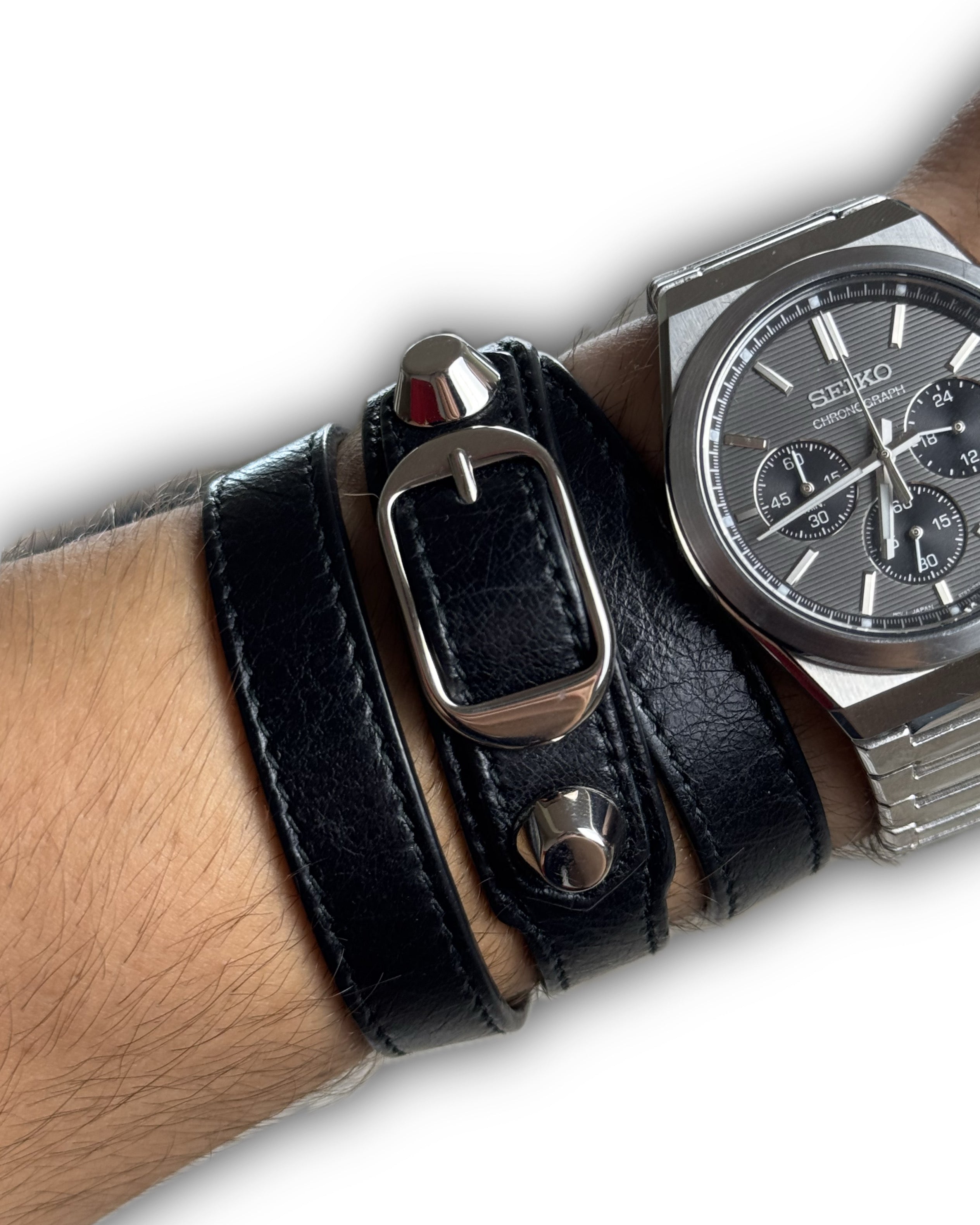 Balenciaga City studded bracelet