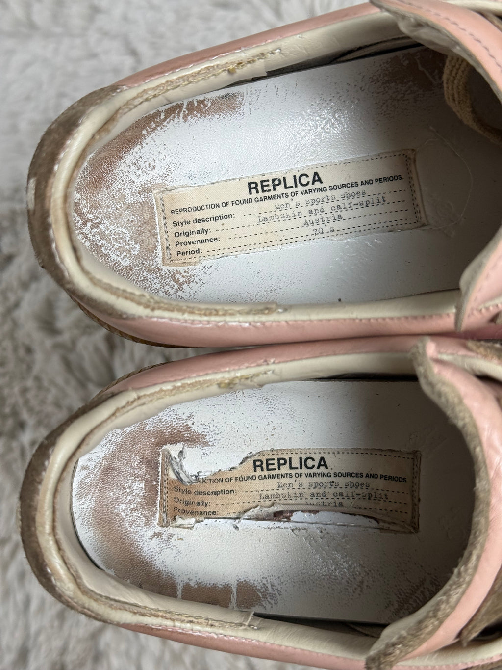 MAISON MARGIELA GAT ‘ROSE & BROWN’ (42.5)