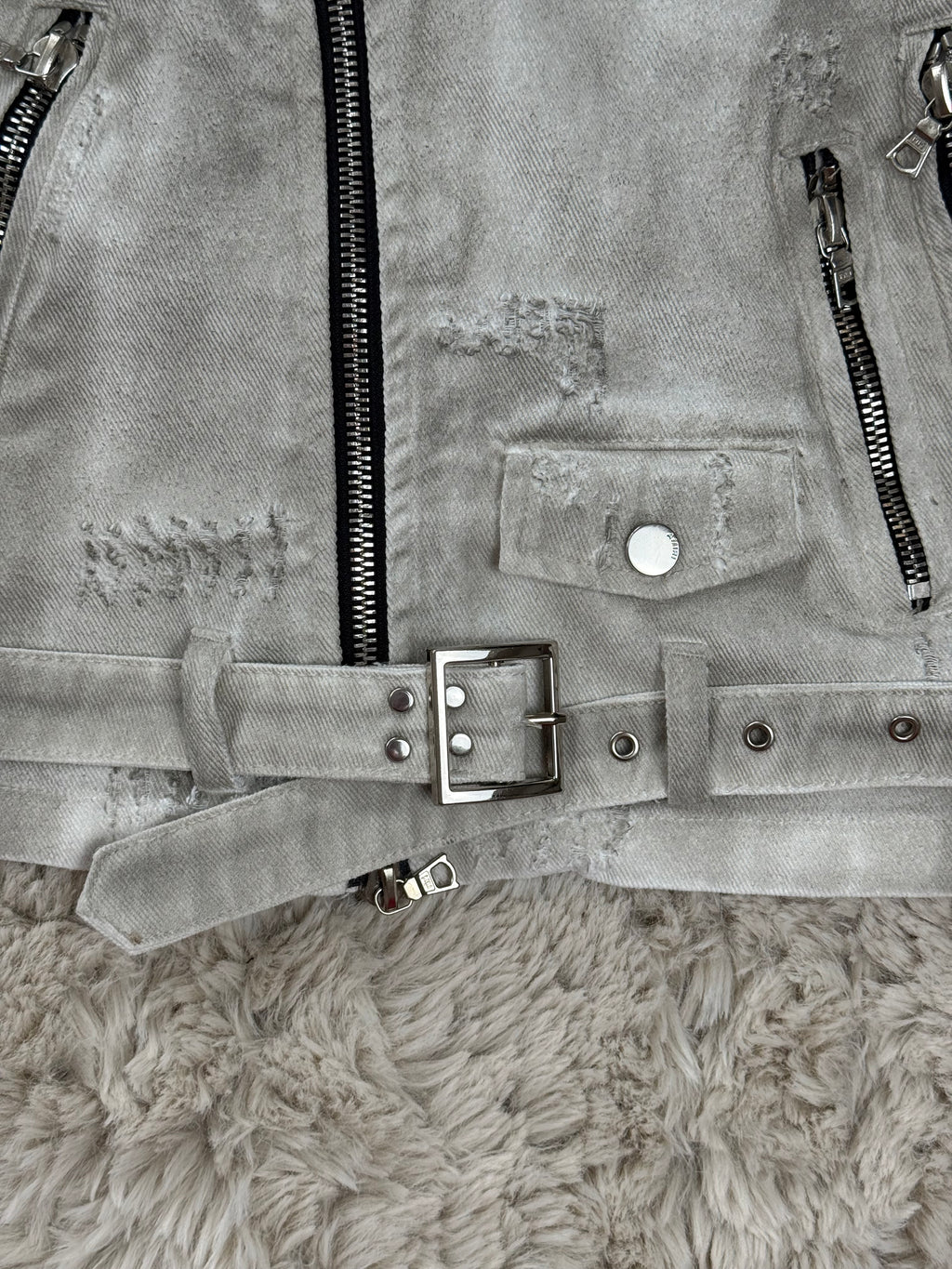 SS16 AMIRI biker jacket (M)