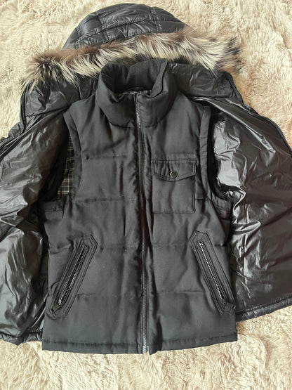 Burberry Black Label puffer + bodywarmer (M)