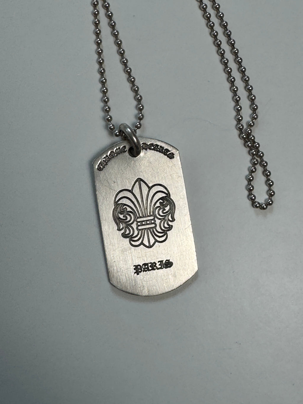 Chrome Hearts dog tag + 30’’ ball chain