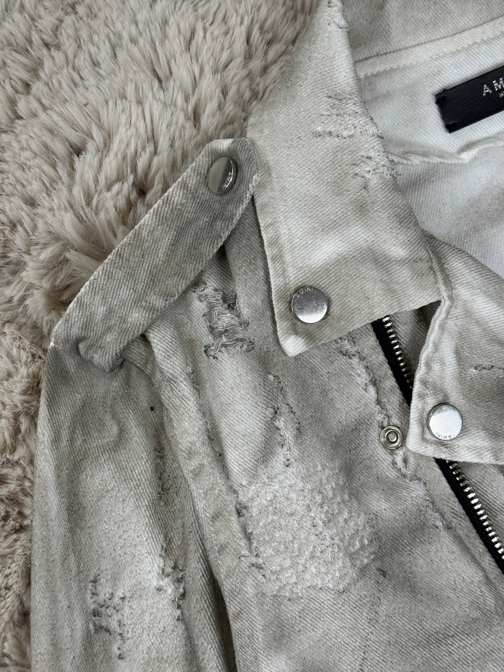 SS16 AMIRI biker jacket (M)
