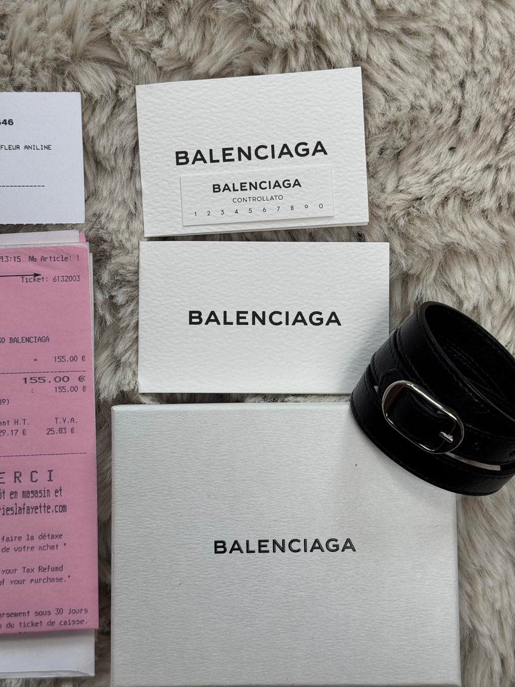 Balenciaga City studded bracelet