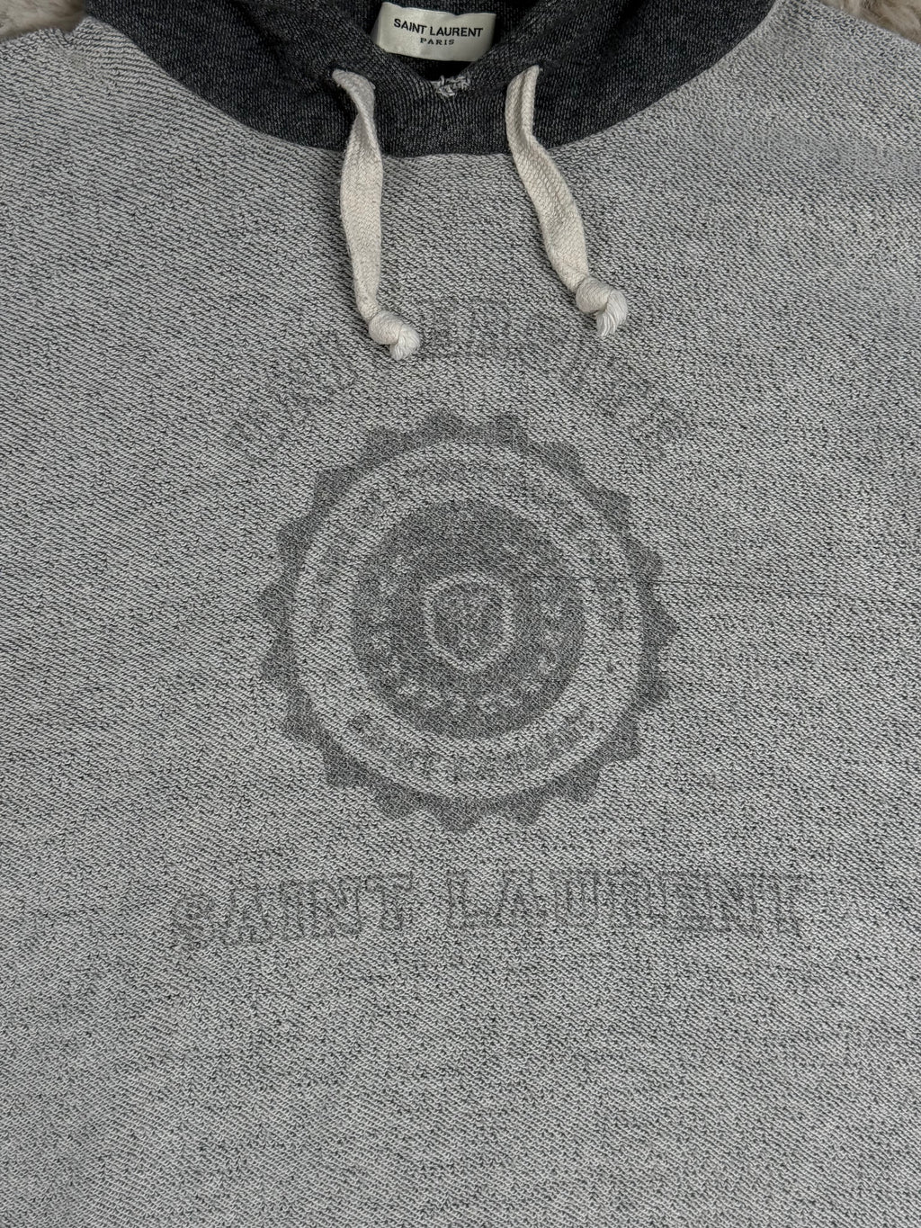 FW17 Saint Laurent uni hoodie