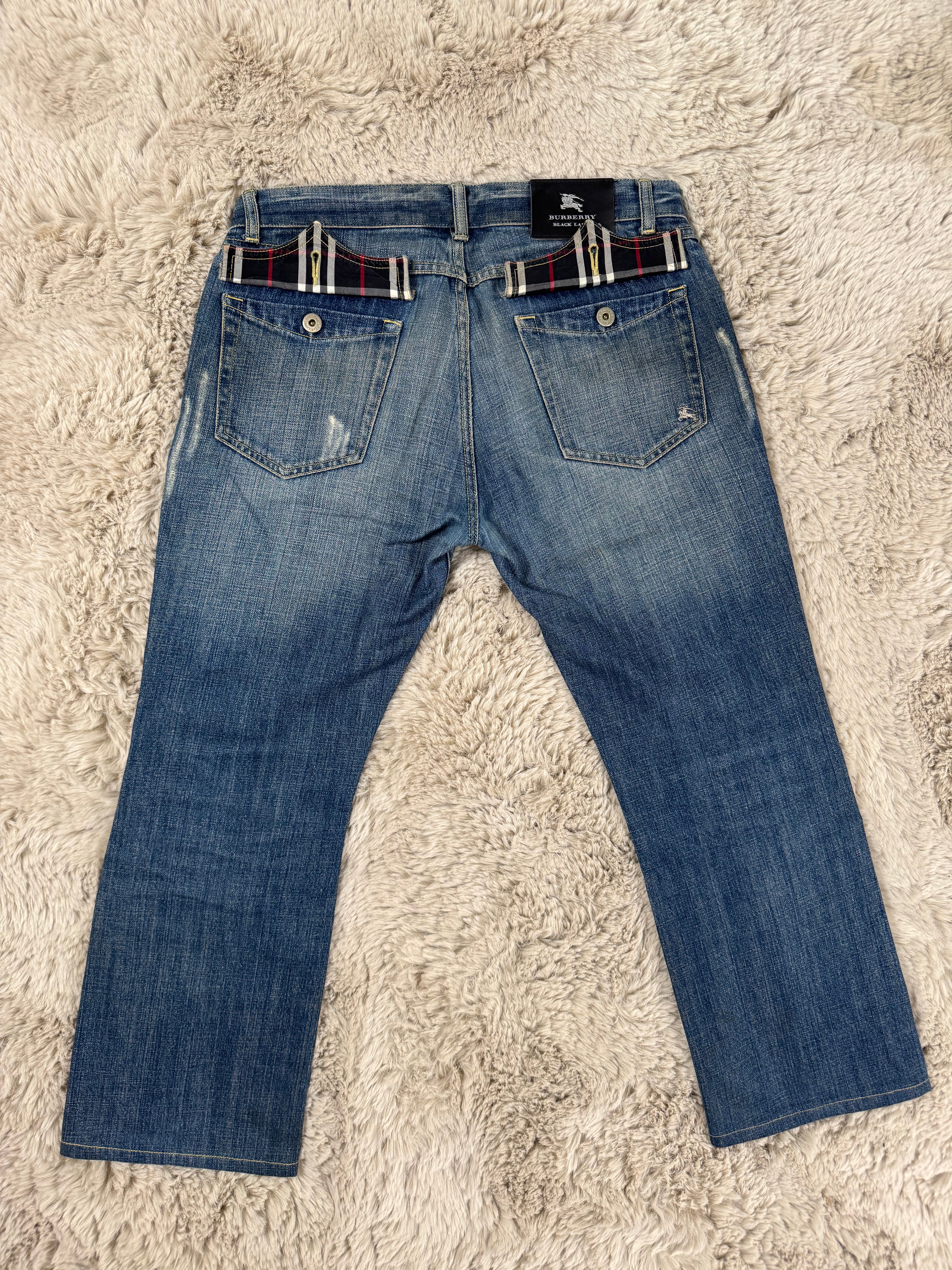 Japanese Burberry denim (W32)