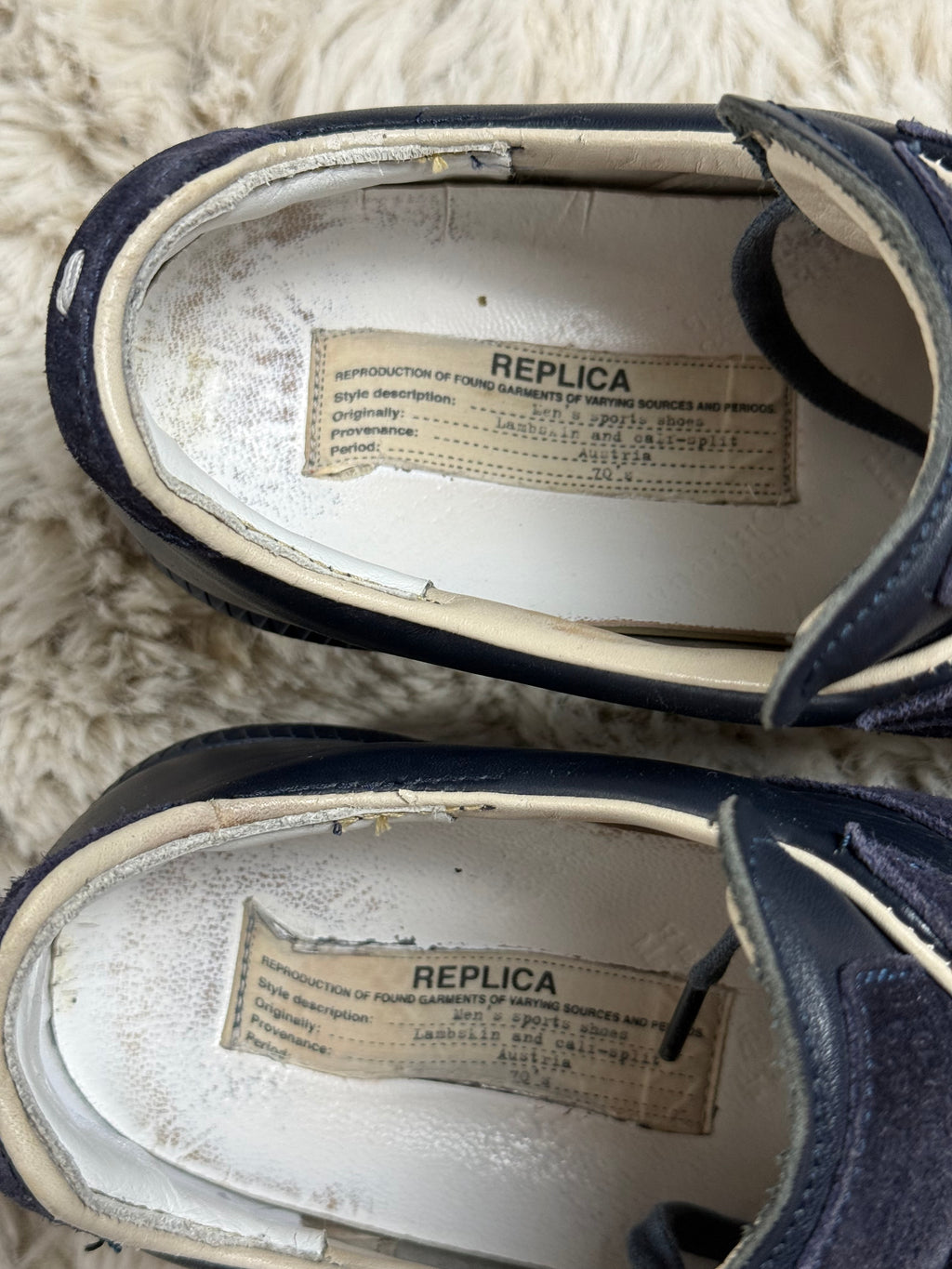 Maison Margiela GAT ‘navy’ (42)