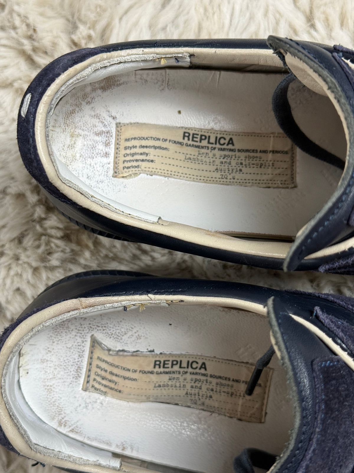 Maison Margiela GAT ‘navy’ (42)